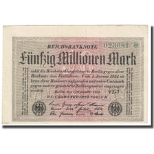 Banknote, Germany, 50 Millionen Mark, 1923, 1923-09-01, KM:109b, EF(40-45)