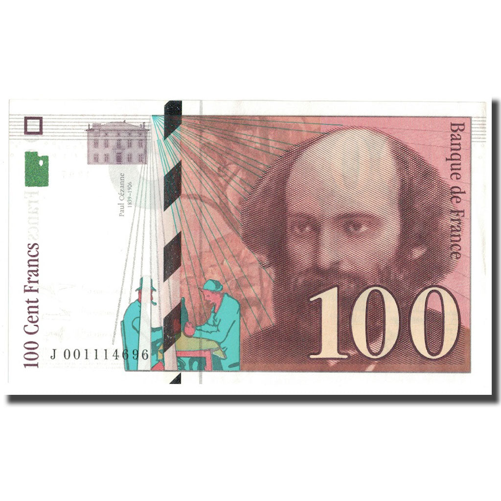 France, 100 Francs, Cézanne, 1997, SPL+, Fayette:74.1, KM:158a