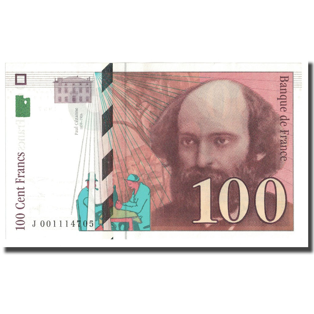 France, 100 Francs, Cézanne, 1997, SPL+, Fayette:74.1, KM:158a