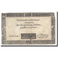 França, 25 Livres, 1793, A.Jame, 1793-06-06, F(12-15), KM:A71