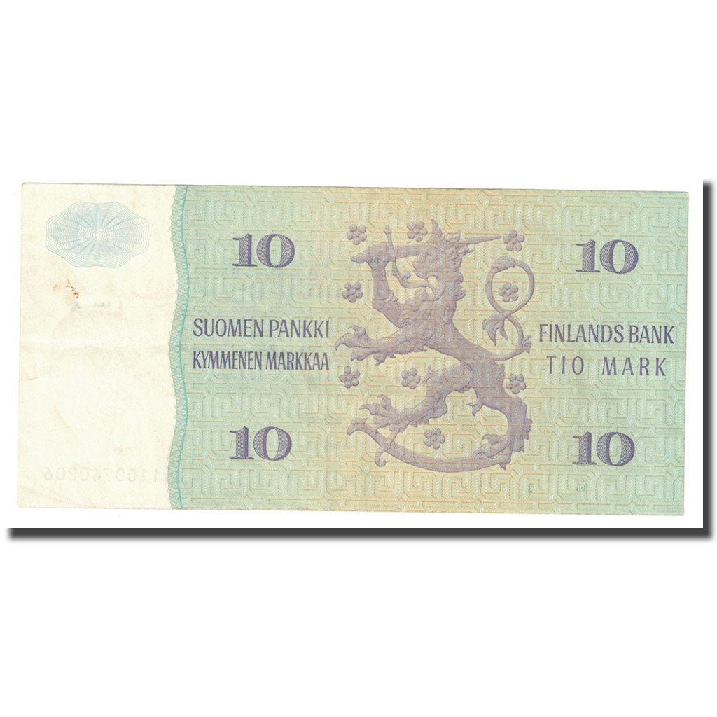 Banknote, Finland, 10 Markkaa, 1980, KM:112a, EF(40-45)