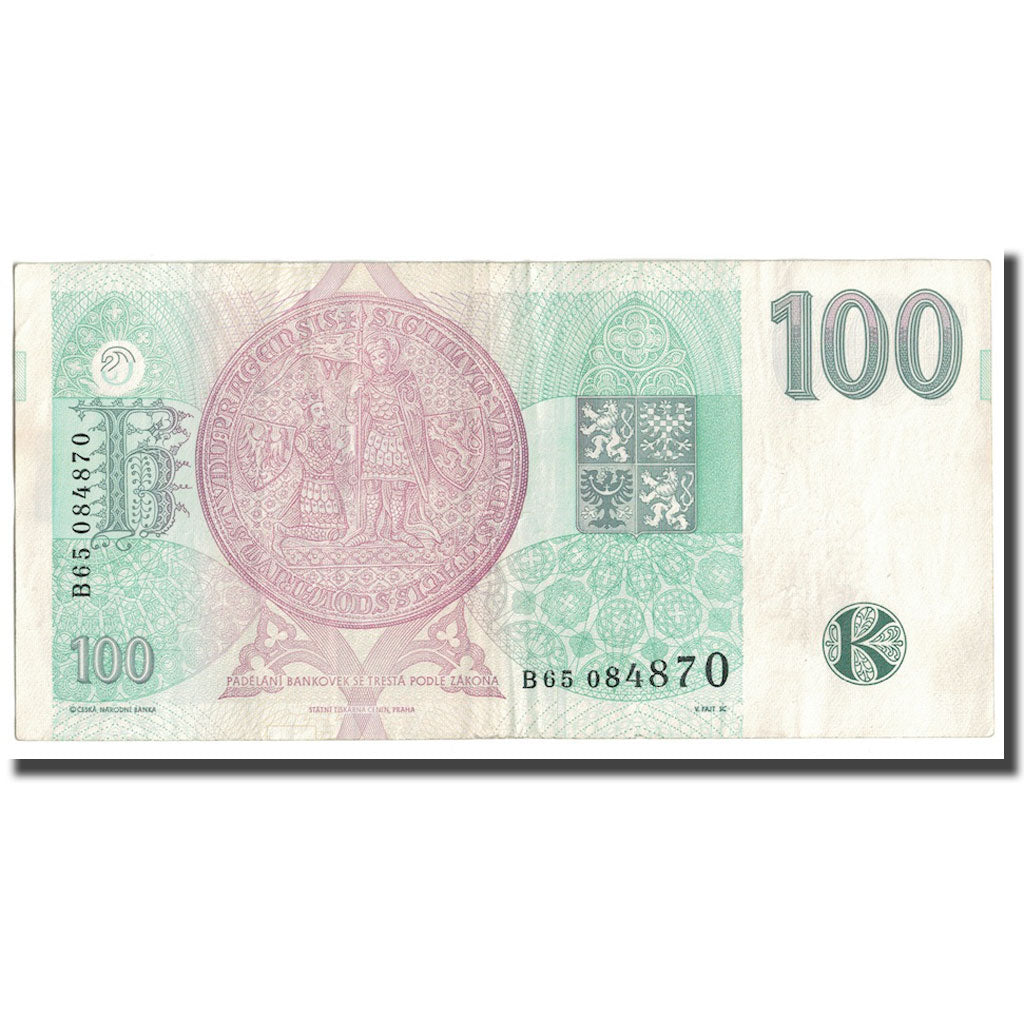 Banknote, Czech Republic, 100 Korun, 1995, KM:12, EF(40-45)