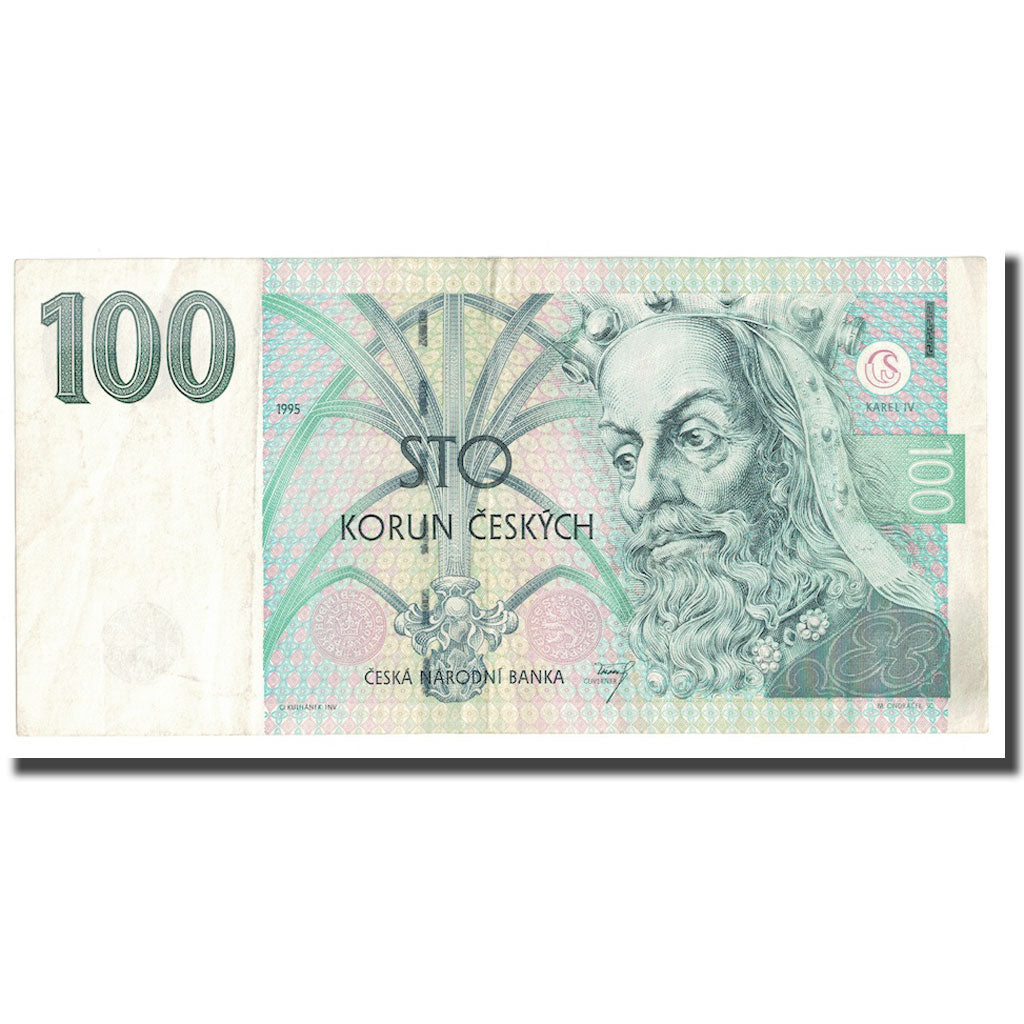 Banknote, Czech Republic, 100 Korun, 1995, KM:12, EF(40-45)