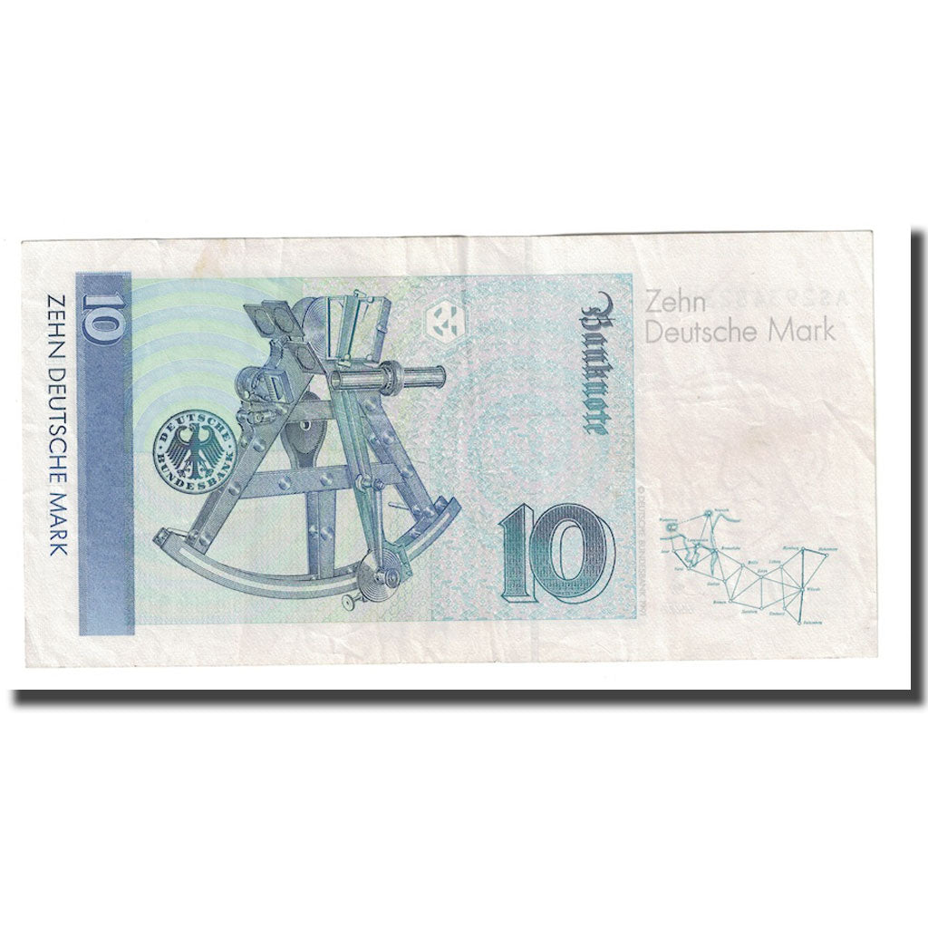 Banknote, GERMANY - FEDERAL REPUBLIC, 10 Deutsche Mark, 1989, 1989-01-02