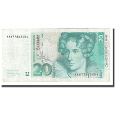 Banknote, GERMANY - FEDERAL REPUBLIC, 20 Deutsche Mark, 1991, 1991-08-01