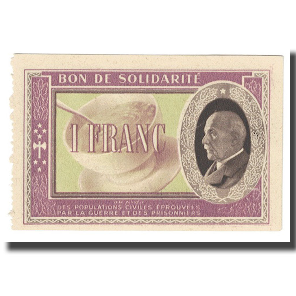 France, 1 Franc, 1940, Bon de solidarité, UNC(65-70)