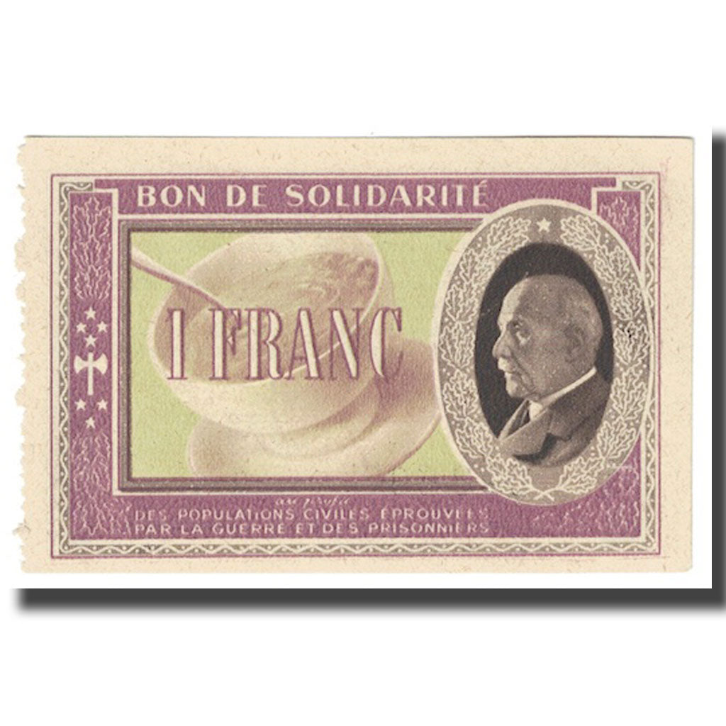 France, 1 Franc, 1940, Bon de solidarité, UNC(65-70)