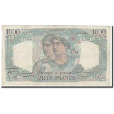 France, 1000 Francs, Minerve et Hercule, 1949, 1949-02-17, VF(20-25)