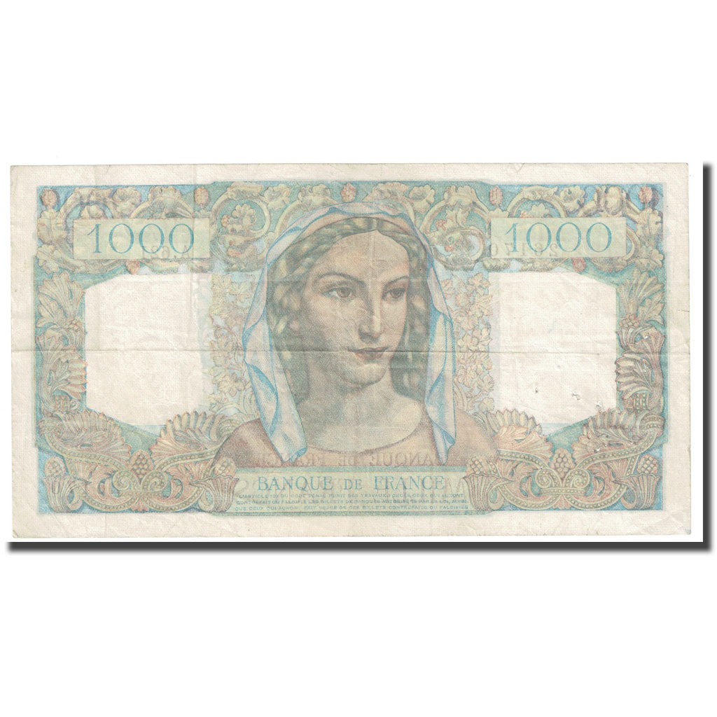 France, 1000 Francs, Minerve et Hercule, 1949, 1949-12-15, TTB, Fayette:41.30