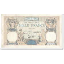 França, 1000 Francs, Cérès et Mercure, 1938, 1938-11-03, AU(50-53)