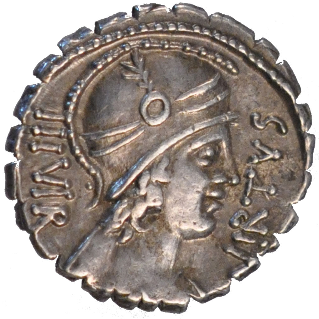 Aquillia, Denarius, Roma, AU(50-53), Silver, 3.70
