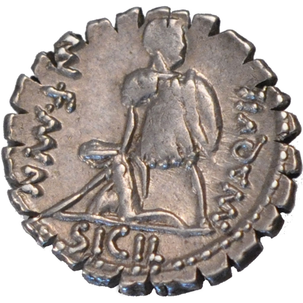 Aquillia, Denarius, Roma, AU(50-53), Silver, 3.70
