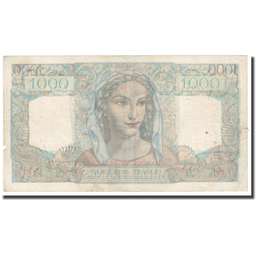 France, 1000 Francs, Minerve et Hercule, 1946, 1946-07-11, VF(30-35)