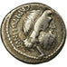 Moneta, Petillia, Denarius, Roma, AU(50-53), Srebro, Babelon:1