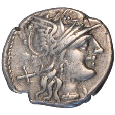 Trebania, Denarius, Roma, AU(50-53), Silver, Babelon #1, 3.80