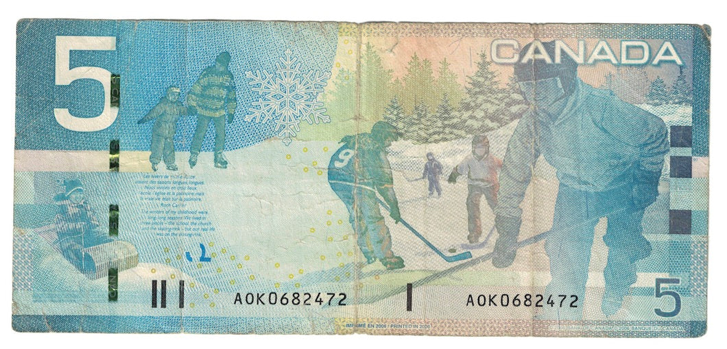 Billet, Canada, 5 Dollars, 2001-2003, TB+