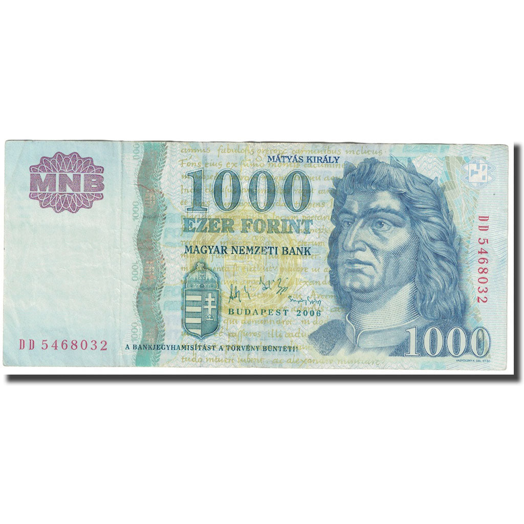 Banknote, Hungary, 1000 Forint, 2006, KM:195b, EF(40-45)