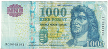 Banknote, Hungary, 1000 Forint, 2010, KM:197b, AU(55-58)