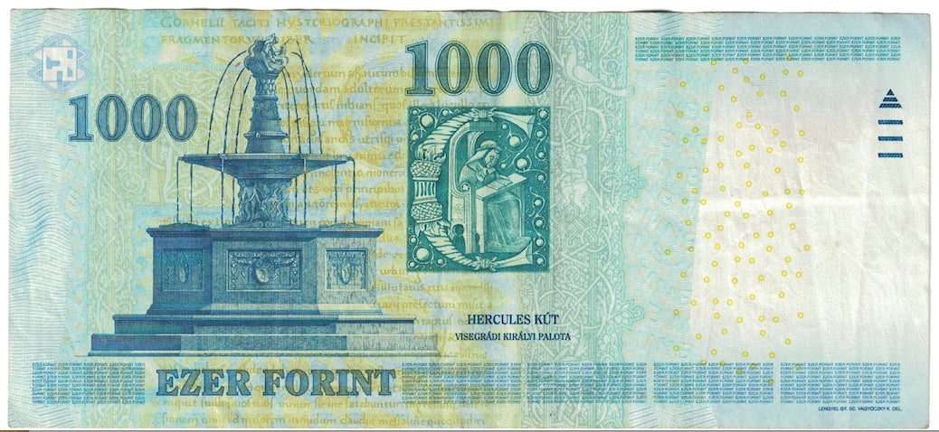 Banknote, Hungary, 1000 Forint, 2010, KM:197b, AU(55-58)
