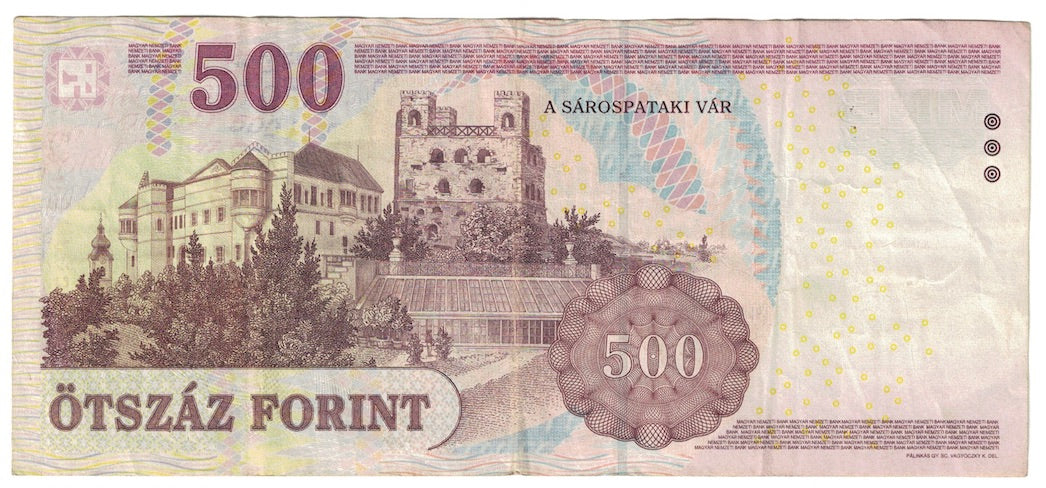 Banknote, Hungary, 500 Forint, 2008, KM:196a, AU(50-53)