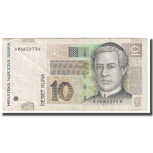Nota, Croácia, 10 Kuna, 2012, VF(30-35)