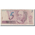 Banknote, Brazil, 5 Reais, Undated (1994-97), KM:244e, VF(30-35)