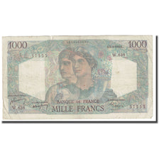 France, 1000 Francs, Minerve et Hercule, 1950, 1950-03-02, VF(20-25)