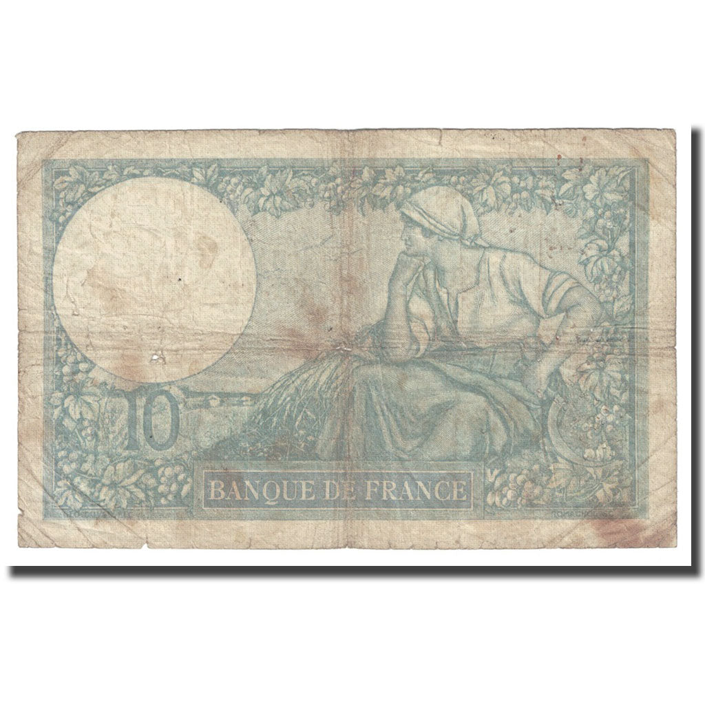 Frankreich, 10 Francs, Minerve, 1939, 1939-09-21, SGE+, Fayette:7.8, KM:84