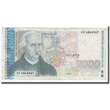 Biljet, Bulgarije, 2000 Leva, 1996, KM:107b, TTB