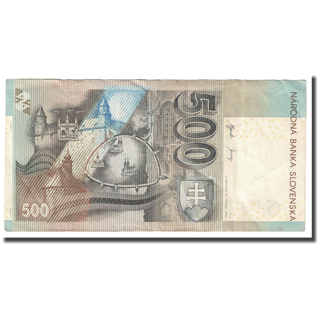 Banknote, Slovakia, 500 Korun, 2000, 2000-10-20, KM:31, EF(40-45)