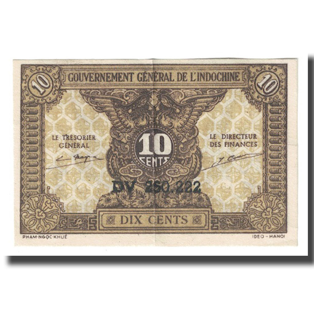 Banknote, FRENCH INDO-CHINA, 10 Cents, 1942, KM:89a, UNC(63)