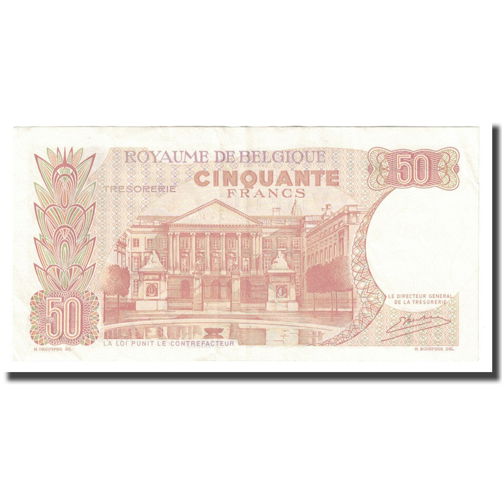 Banknote, Belgium, 50 Francs, 1966, 1966-05-16, KM:139, UNC(60-62)