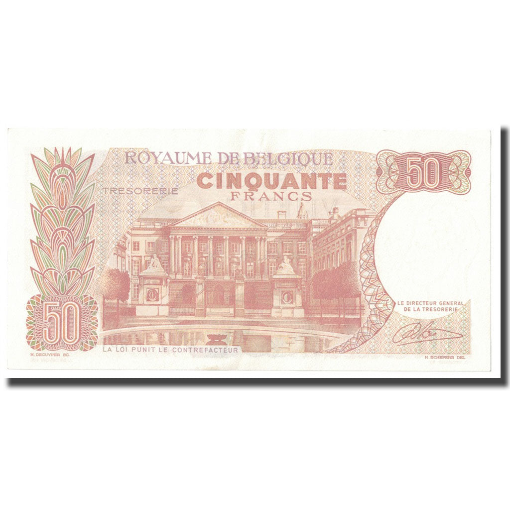 Banknote, Belgium, 50 Francs, 1966, 1966-05-16, KM:139, UNC(60-62)