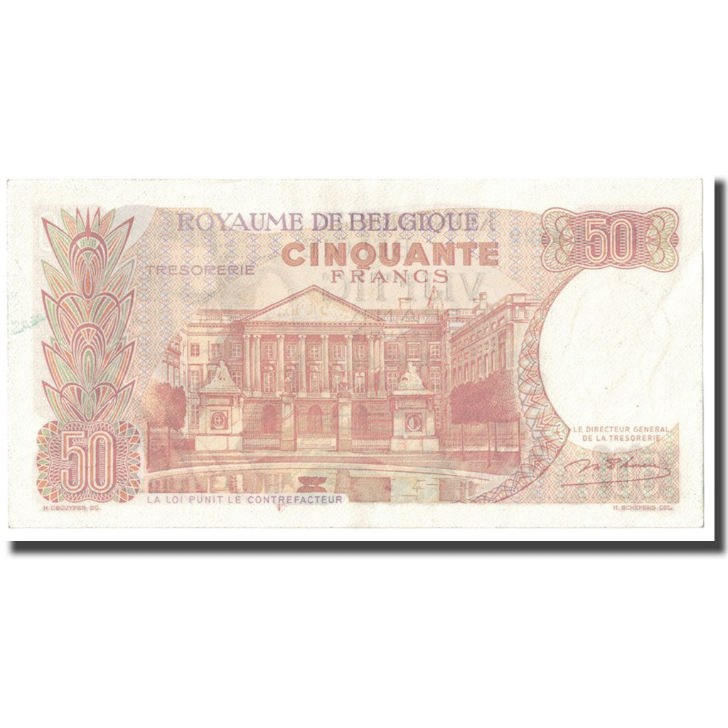 Banknote, Belgium, 50 Francs, 1966, 1966-05-16, KM:139, UNC(60-62)