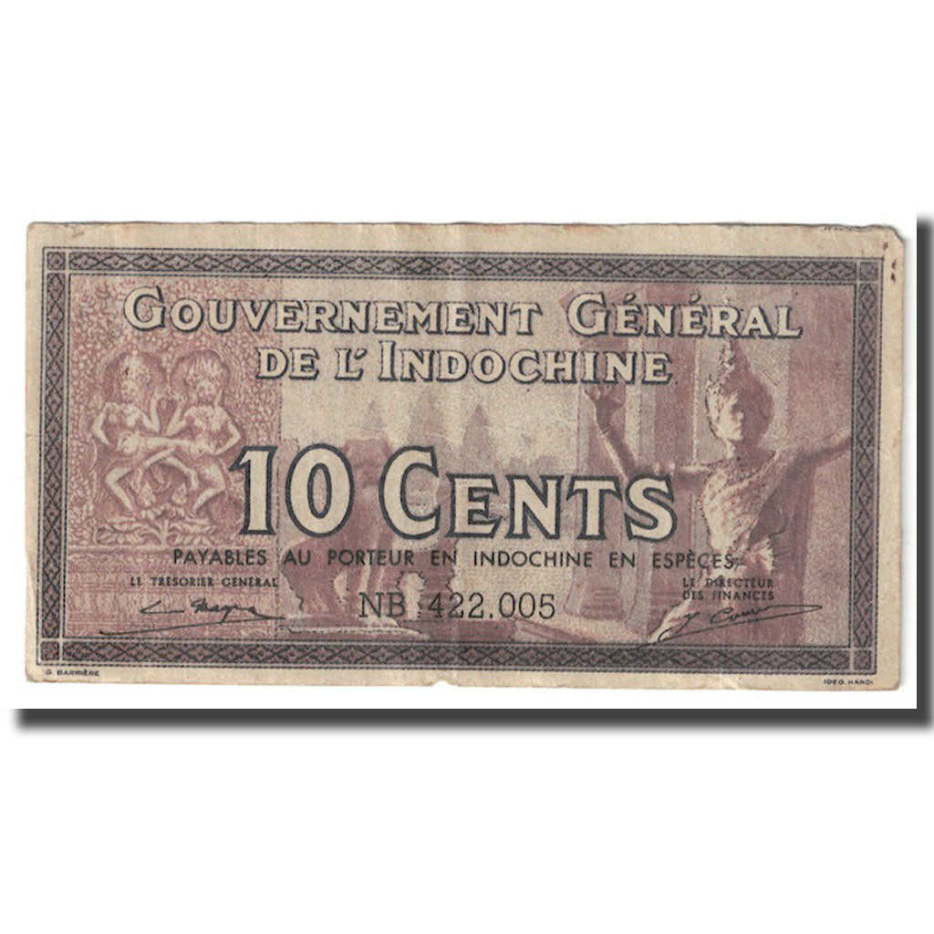Geldschein, FRENCH INDO-CHINA, 10 Cents, Undated (1939), KM:85e, SS