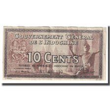 Banknote, FRENCH INDO-CHINA, 10 Cents, Undated (1939), KM:85e, EF(40-45)