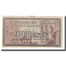 Banknote, FRENCH INDO-CHINA, 10 Cents, Undated (1939), KM:85e, EF(40-45)