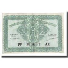Billete, 5 Cents, Undated (1942), INDOCHINA FRANCESA, KM:88a, EBC