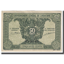 Banknote, FRENCH INDO-CHINA, 50 Cents, Undated (1942), KM:91a, AU(55-58)