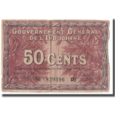 Banknote, FRENCH INDO-CHINA, 50 Cents, Undated (1939), KM:87c, EF(40-45)