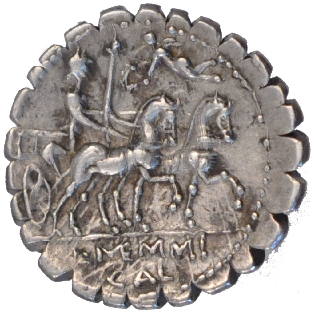 Memmia, Denarius, Roma, AU(55-58), Silver, Babelon #2, 4.00