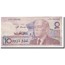 Banknot, Maroko, 10 Dirhams, 1991, KM:63a, VF(20-25)