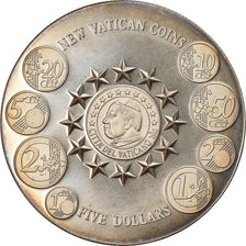 Coin, Liberia, New Vatican coins, 5 Dollars, 2004, Proof, MS(65-70)
