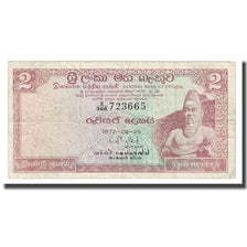 Banknote, Ceylon, 2 Rupees, 1977, 1977-08-26, KM:72d, EF(40-45)