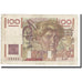 França, 100 Francs, Jeune Paysan, 1946, 1946-07-11, VF(30-35), Fayette:28.6