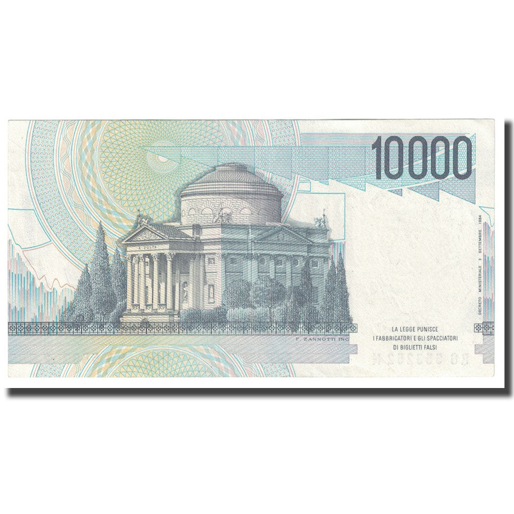 Billet, Italie, 10,000 Lire, 1984, 1984-09-03, KM:112c, SPL