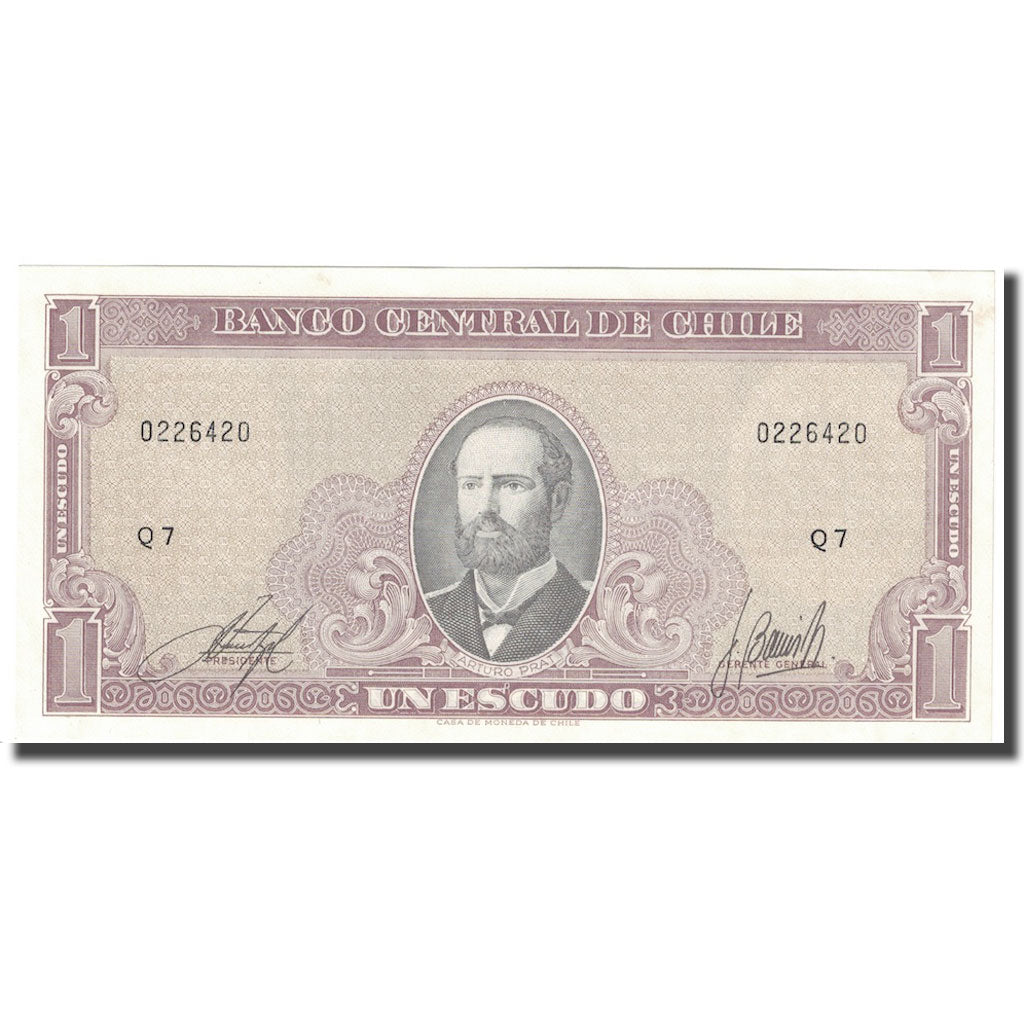 Billet, Chile, 1 Escudo, 1962-1975, KM:135a, NEUF