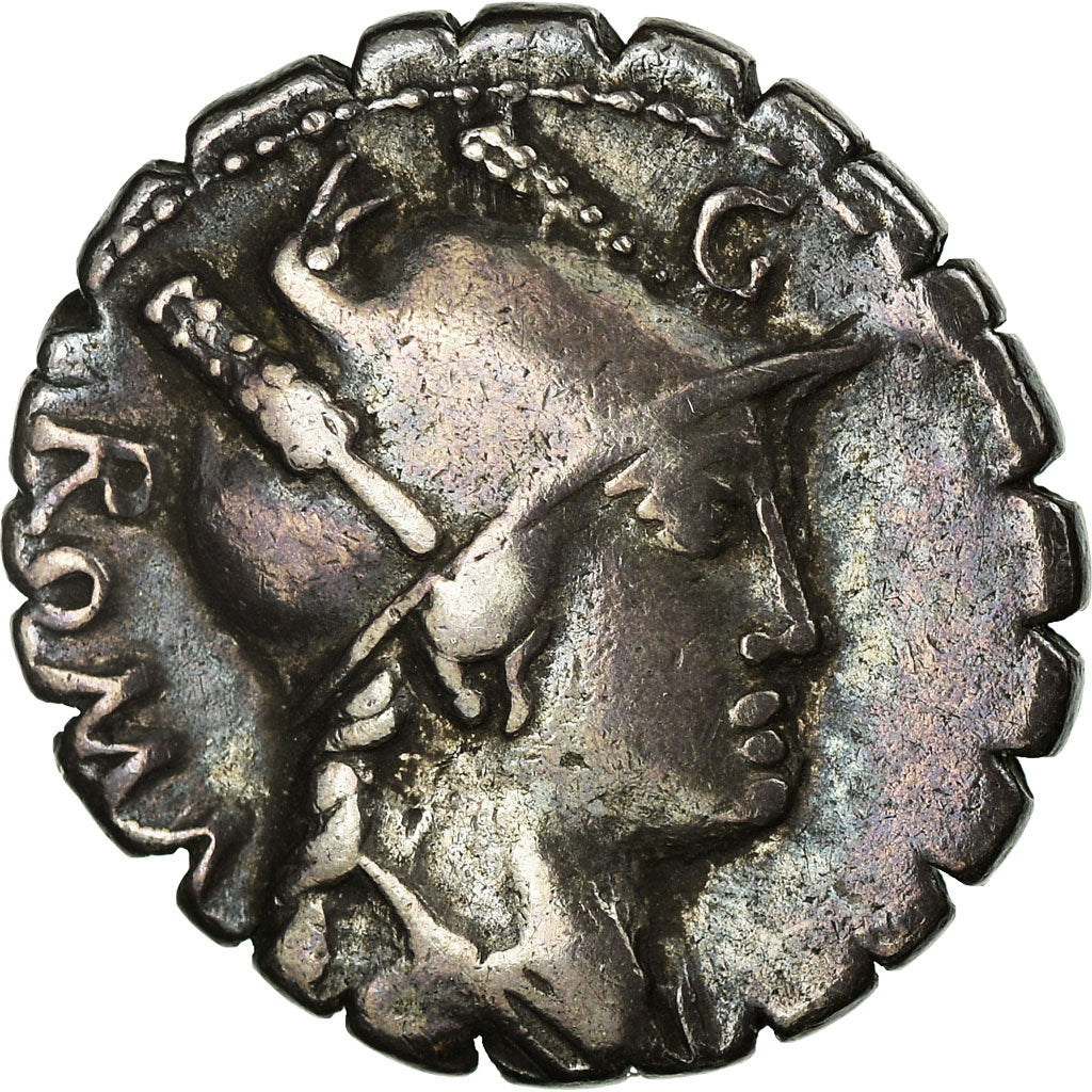 Coin, Poblicia, Denarius, EF(40-45), Silver, Babelon:9