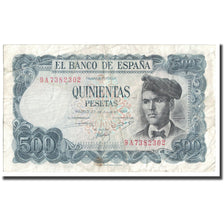Billete, 500 Pesetas, 1971, España, 1971-07-23, KM:153a, BC