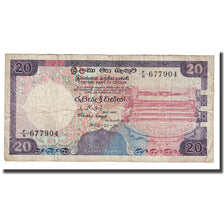 Banknote, Sri Lanka, 20 Rupees, 1982, 1982-01-01, KM:93a, VF(20-25)